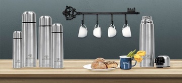 Термос из нержавеющей стали, вакуумная термочашка, 1л.