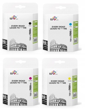 TUSZ BROTHER TB PRINT LC1100 XL PACK 4SZT KOMPLET