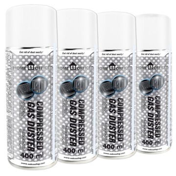 4x AABCOOLING SPRĘŻONE-POWIETRZE 400ml RURKA-15cm