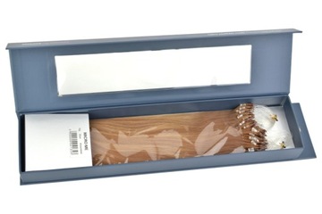 WŁOSY NATURALNE MIKRORINGI 40cm 70g CARAMELIZED