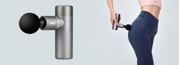 Массажный пистолет Kica, 4 головы, болезненность от целлюлита