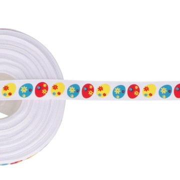 TASIEMKA RYPSOWA JAJECZKA 1,5cm/27m WIELKANOC