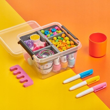 Закрытый пластиковый контейнер для дома Органайзер 1,15л.