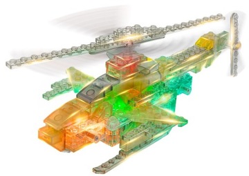 ЛАЗЕРНЫЕ ПРИКОВКИ 8 В 1 ВЕРТОЛЕТ Светящийся блок 8 в 1