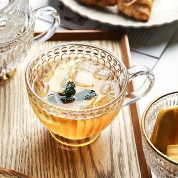 6 стаканов, ЧАШКИ ДЛЯ КОФЕ, ЧАЯ, ДЕСЕРТОВ, БОЛЬШИЕ ЧАШКИ 430 МЛ НА НОГЕ