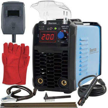 Spawarka inwertorowa IGBT SHERMAN MMA 200 SPEEDY