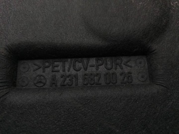 MERCEDES-BENZ SL AMG R231 2013 IZOLACE  TERMICKÁ / TLUMENÍ KRYTU