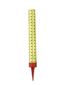 Fontanna tortowa ZŁOTA urodzinowa tort 12cm 1szt