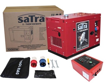 S-THOR10KWATS GENERATOR PRĄDU DIESEL Z ATS 10KW AGREGAT MOCNY