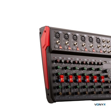 10-канальный аудиомикшер Vonyx REC BT/DSP/USB