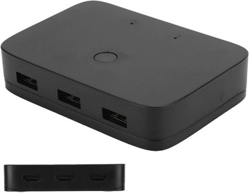 KVM-переключатель HDMI 2x1 Переключатель 3xUSB +2 КАБЕЛЬ HDMI