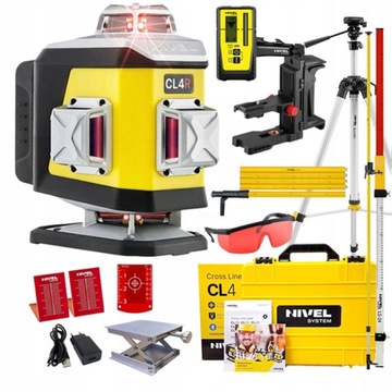 NIVEL SYSTEM LASER KRZYŻOWY CL4R RED FULL OPCJA