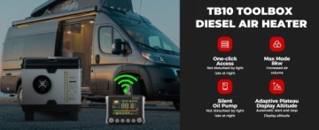 ПАРКОВОЧНОЕ ОТОПЛЕНИЕ WIFI BLUETOOTH 8KW 12/24V 230V WEBASTO АВТО ВКЛ/ВЫКЛ ЖК-дисплей