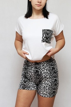 ПИЖАМА, КОМПЛЕКТ, УДОБНЫЙ, КАРМАННЫЙ, ПРИНТ, S/M