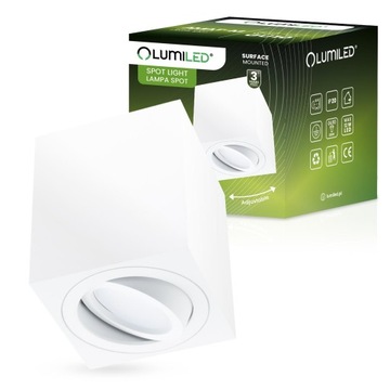 Oprawa Natynkowa HALOGENOWA TUBA LED GU10 LUMILED