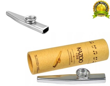METALOWE KAZOO EVER PLAY SILVER+ETUI =SUPER CENA!