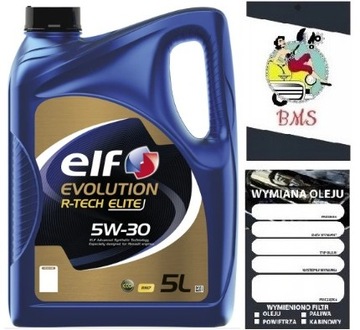OLEJ SILNIKOWY ELF EVOLUTION R-TECH ELITE 5w30 5W-30 5L