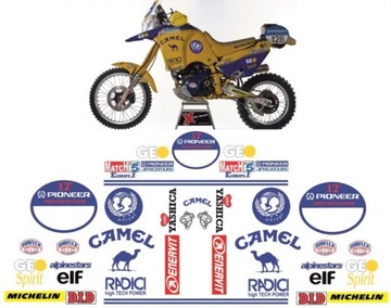 Naklejki DR 750 800 BIG REPLICA PARIS DAKAR CAMEL