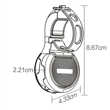 Противоугонная велосипедная сигнализация, высокая чувствительность, громкий IPX6