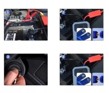 PRZEWODY KABLE ROZRUCHOWE JUMP STARTER POWERBANK