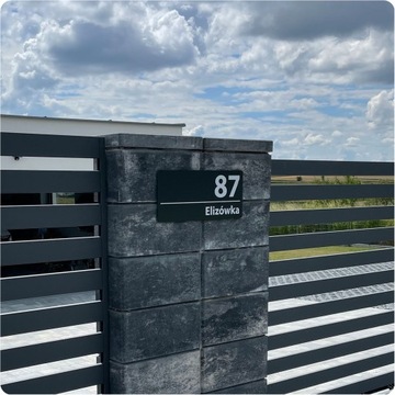 Табличка АДРЕС доска номер дома номер дома АЛЮМИНИЕВЫЕ ЦВЕТА 35х15