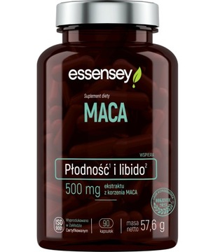 Essensey - MACA korzeń - 90 kaps. PŁODNOŚĆ LIBIDO