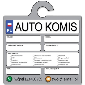 Auto Zawieszka Komisowa ścieralna wzory HIT!!!