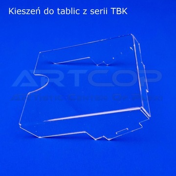 Tablica na Kartki A4 x8 kieszeń z plexi, ORGANIZER