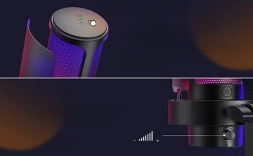 МИКРОФОН FIFINE A8 ДЛЯ ИГРОВОЙ ПОТОКОВОЙ ЗАПИСИ RGB POP-ФИЛЬТР ПК MAC