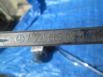 LIŠTA CHRÓM NÁRAZNÍKU ZADNÍ MERCEDES TŘÍDA S W221