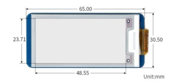 2.13 E-Paper E-Ink дисплей для Raspberry Pico