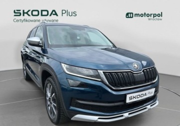Skoda Kodiaq I SUV 2.0 TSI 190KM 2020 Skoda Kodiaq Scout 4x4, DCC, Kamera 360, Hak, Panorama, ACC, Fotel z pamie, zdjęcie 12