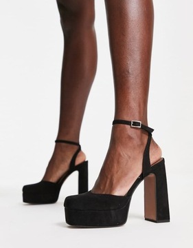 ASO DESIGN CZARNE ZAMSZOWE BUTY OBCAS (40)