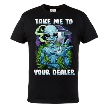 KOSZULKA MĘSKA MARIHUANA ZIOŁO JOINT WEED DEALER Unisex cotton T-Shirt