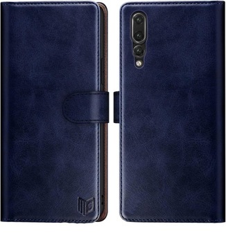 Etui z Klapką Flip Wallet do Huawei P20 Pro z Ochroną RFID