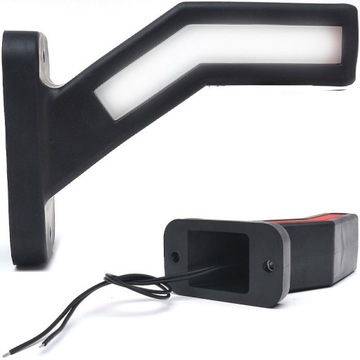 ŚWIATŁO OBRYSOWE OBRYSÓWKA LED ROGOWA KOMPLET WAŚ