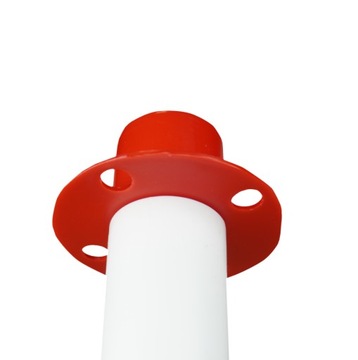 Столб для забора 4x + Пластиковая цепь 2x