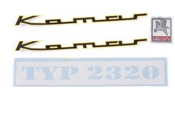 NAKLEJKA NAKLEJKI ROMET KOMAR KOMPLET 232 2320