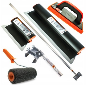 SOLID NÓŻ 55cm + 25cm KIJ ADAPTER WAŁEK PACA GŁADŹ