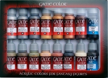 Vallejo 72291 - 16 farb Game Color - Leather Metal