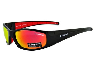 Męskie POLARYZACYJNE okulary PRZECIWSŁONECZNE NA ROWER SPORTOWE LOZANO