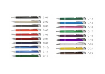 COSMO МЕТАЛЛИЧЕСКИЕ РЕКЛАМНЫЕ РУЧКИ 100 ШТ С ГРАВИРОВКОЙ