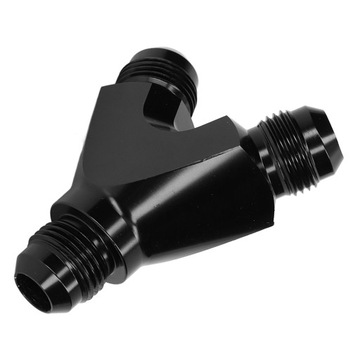 Черный анодированный трехходовой Y-образный адаптер для крепления на блоке из алюминия QJ