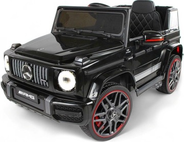 MERCEDES G63 4x4 SKÓRA, EVA Auto na akumulator 180W, 12v 9ah, LED, Pilot 2.
