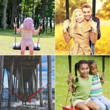 КОМПЛЕКТ ИЗ 2 РЕМНЕЙ ДЛЯ КАЧЕШЕЙ ДЕРЕВЬЯ, КОМПЛЕКТ ИЗ 2 РЕМНЕЙ ДЛЯ ПОДВЕСКИ