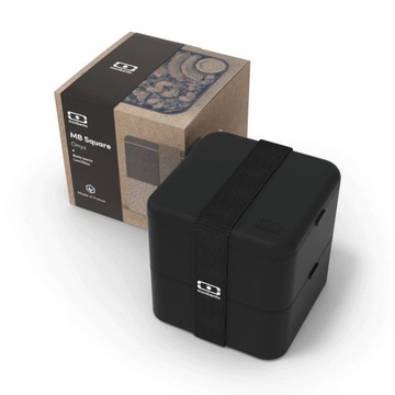 LUNCHBOX CZARNY BENTO Square Monbento