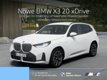 BMW X3 G45 2026 BMW X3 20 xDrive 208 KM mHEV - Gotowy do Odbioru - M Sport - Kamera Cofania