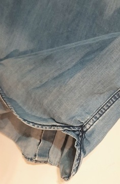 217. H&M jeansowa błękitna koszula na guziki r 36