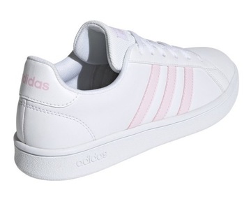 Adidas Buty Damskie Sportowe Grand Court EE7480 r. 37 1/3 Białe Różowe