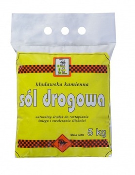 Kłodawska sól do rozmrażania śniegu 5 kg